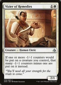 4x Vizier of Remedies - AKH (Amonkhet) #38 MTG Magic The Gathering Playset - Picture 1 of 1
