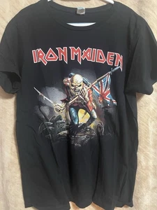 Camiseta para hombre talla grande, Iron Maiden, Rock, marca Pacific, negra - Imagen 1 de 3