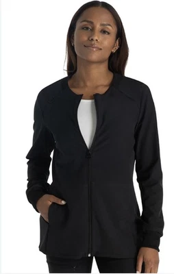 ALLURA RESERVE Zip Front Jacket Women’s Black Small NEW free Shipping - Image 1 of 4