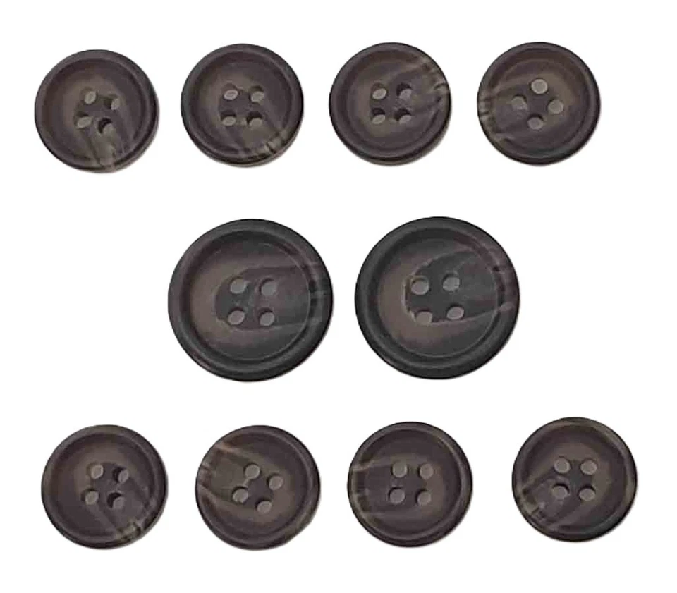 Vintage Polo Ralph Lauren Genuine Horn Suit Buttons Brown S8P Men's - Image 1 of 1