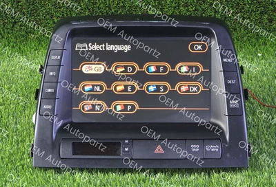 Pantalla de información de tablero de radio Toyota Prius Hybrid 2006-2009 86110-47220 OEM usada Foto 1 de 4