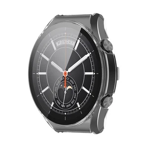 `PC-Rahmen Aus Gehärtetem Glas Kompatibel Mit Watch S1 Smartwatch Sh - Photo 1/9
