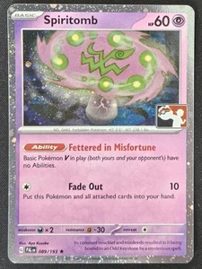 SWIRL Spiritomb 089/193 Play! Prize Pack Series 4 Cosmos Holo Promo Pokémon NM - Picture 1 of 3