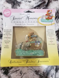 Arca di Noè Collezione Memori Speciali Ricordi Decorazione Torta Neonato e Bambino  - Foto 1 di 4