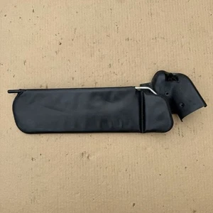 83-93 Mustang BLACK Convertible Sun Visor Passenger RH w Mirror Foxbody OEM 544 - Picture 1 of 17
