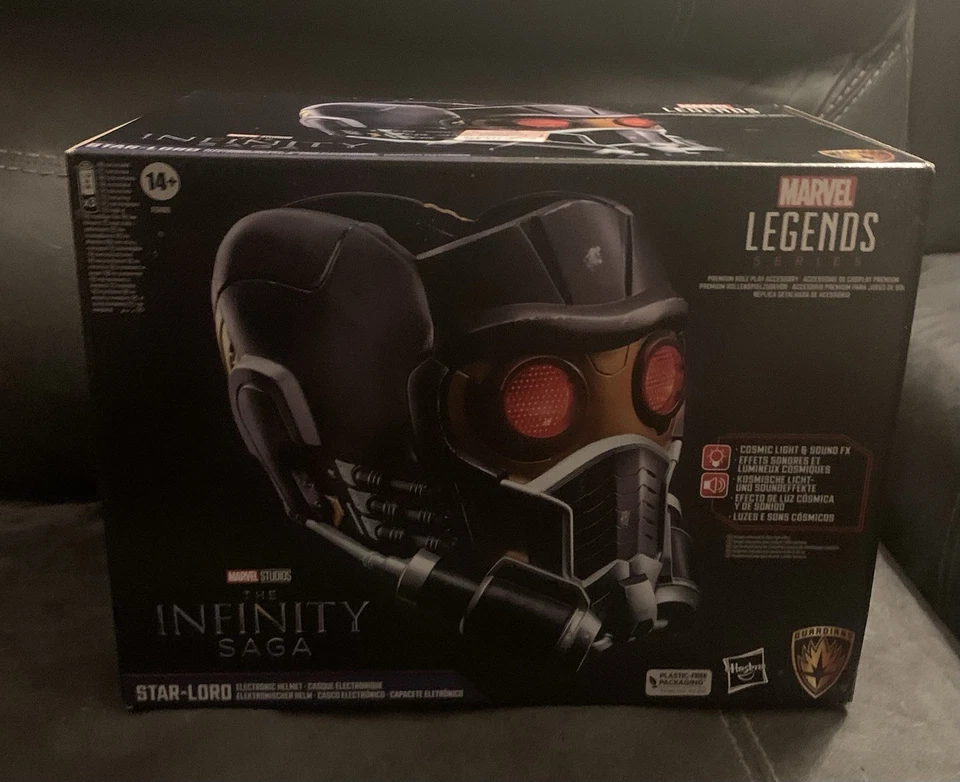 Hasbro Marvel Legends Infinity Saga Star-Lord Casco Guardianes de la Galaxia Nuevo Foto 1 de 3