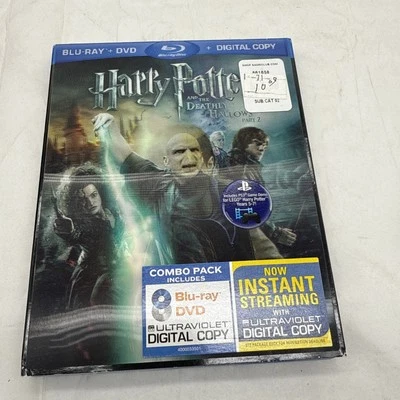 Harry Potter and the Deathly Hallows Part 2 ~ 3D + 2D Blu-ray + DVD Sealed - Image 1 of 4
