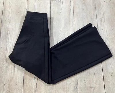 Vintage Navy Sailor Broadfall Trousers Wide Leg Flare Wool Pants Size 28 - Image 1 of 4