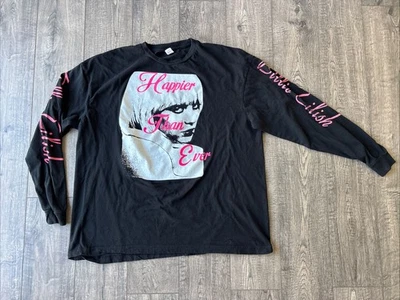Billie Eilish Happyier Than Ever Camiseta Negra Manga Larga XL Foto 1 de 4