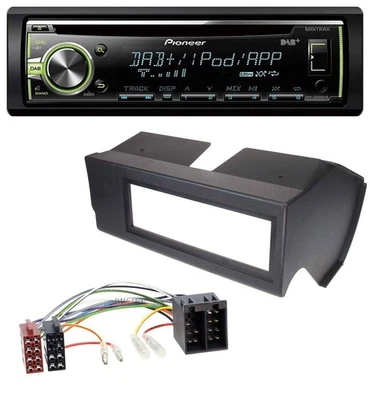 Pioneer DAB USB MP3 AUX CD Autoradio für Fiat Panda (bis 2002) - schwarz - Bild 1 von 4