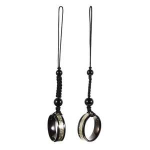 2 pièces porte-clés anneau en acier lanières de téléphone portable accessoires de téléphone cordon de téléphone - Photo 1/12
