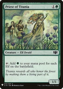 MTG - Priest of Titania - Mystery Booster - NM, English Magic FLAT RATE SHIP - Picture 1 of 1