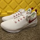 Nike Zoom Hyperace 2 White Red AA0286-106 Womens Size 11  Volleyball Shoe