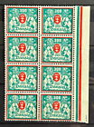 German Poland 1923 Mi:DA130 blok 8 znaczków Freie Stadt Danzig MNH(bez gumy) /82