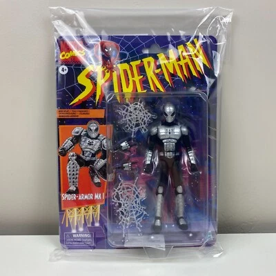 6-дюймовая экшн-фигурка Marvel Legends КОЛЛЕКЦИОННОГО КЛАССА ретро Spider-Armor MK1 КАК НОВАЯ - Изображение 1 из 4