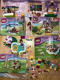 LEGO Friends Lot of 4 Sets-41031,41090,41088, 41089 Set Complete With Instr