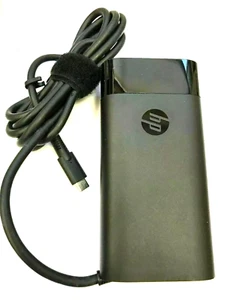 For HP Laptops Genuine 90W 20V USB-C Fast AC Adapter Charger w/ power cord - Picture 1 of 2