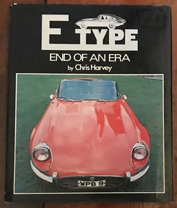 HARVEY "E TYPE: END OF AN ERA" 1977 1ST ED HC/DJ NF/VG+ JAGUAR PHOTOS, HISTORY - Foto 1 di 1