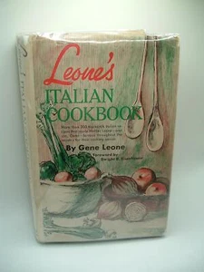 Leone's Italian Cookbook Gene Leone Vintage 60s Recipes 1967 Hardcover SHIPS FREE - Bild 1 von 10
