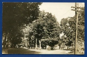The Green Woodstock Vermont vt real photo postcard RPPC - Picture 1 of 2