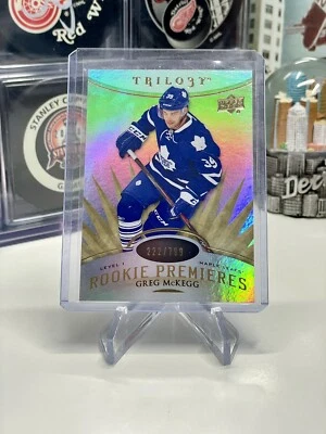 14-15 2014-15 TRILOGY GREG McKEGG RADIANT  /799 105 MAPLE LEAFS Rookie Premiers - Image 1 of 2