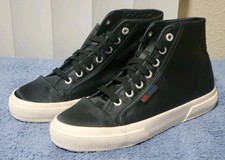 superga black satin