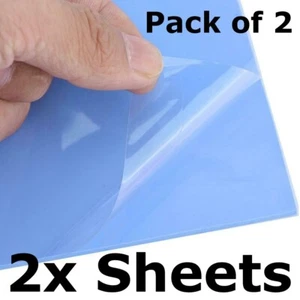 2pc Thermal Pad *100x.5mm Silicone Heatsink Cooling Pad CPU Thermal Grease - Picture 1 of 3