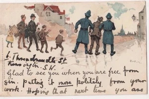 Schön, dich zu sehen, wenn du frei bist, Pirkis Comic Postkarte B643 - Bild 1 von 2