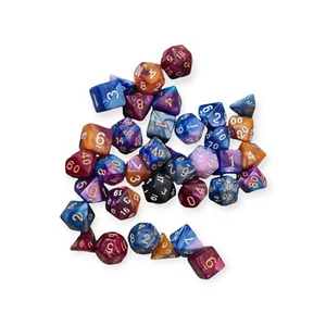 Lote de dados Chessex x35 - Vortex - RPG Rainbow - D&D - Fuera de existencia - Imagen 1 de 3
