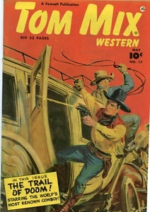 Tom Mix Western #17 VG/F 5.0 Fawcett 1949 See My Store - Picture 1 of 2