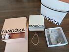Pandora Sparkling Heart Tennis Bracelet, Rose Gold & Pink - NEW
