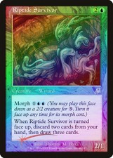 Riptide Survivor FOIL Scourge HEAVILY PLD Blue Uncommon MAGIC MTG CARD ABUGames