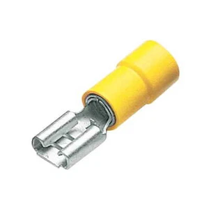 Cable lug 6,3x0,8 Female Pre-Isolated Yellow - Picture 1 of 1
