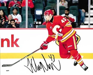 Adam Klapka Signed 8x10 Photo Calgary Flames Autographed COA - Picture 1 of 1