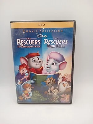 Disney's 2 Movie Collection: THE RESCUERS/THE RESCUERS DOWN 2-DVD Set Used  - Image 1 of 2