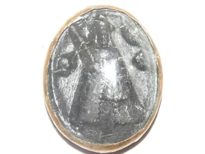 07H25 Antiguo Medallón Relicario Siglo XVIII S.XIX Virgen Negra Maria A EL NIÑO - Imagen 1 de 5