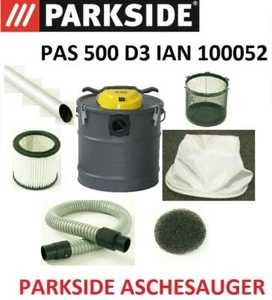 PAS 500 D3  IAN 100052 PARKSIDE Aschesauger Filter Zubehör Kaminsauger Schlauch - Bild 1 von 8