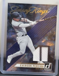 2024 Panini Donruss - Jersey Kings Everson Pereira #JK-EP Blue Ice (MEM, RC) - Picture 1 of 2