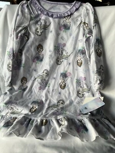 New With Tags Toddler Girls Disney Princess fleece nightgown pajamas 4T - Picture 1 of 1