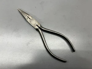 (a) VINTAGE DUNLAP APPROVED 6 1/2" NEEDLE NOSE PLIERS W CUTTERS - VGC - USA - Picture 1 of 4