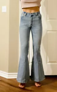 Re/Done Levi Womens 26 High Rise High Break Flare Jeans Vintage Dark $550 Eur - Picture 1 of 14