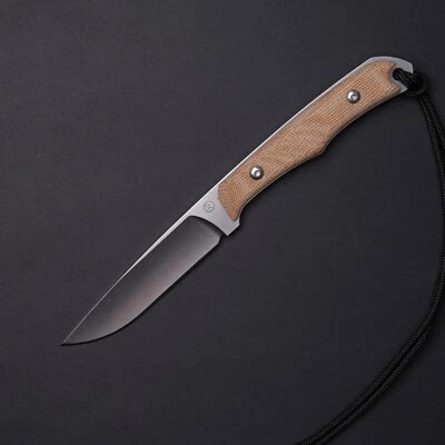 Chris Reeve Knives Inyoni MagnaCut - Natural Canvas Micarta / Plain Edge Blade - Image 1 of 4