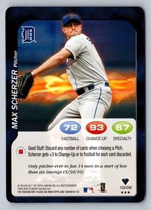 Max Scherzer-2011 Topps Attax #153 Tigers - Picture 1 of 2