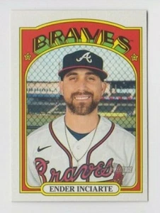 (12) Ender Inciarte 2021 Topps Heritage Base Card Lot 374 Atlanta Braves - Bild 1 von 1
