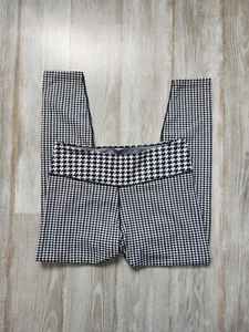 Nike Dri-Fit Icon Clash Black & White Houndstooth Leggings Women's Size Large - Picture 1 of 9