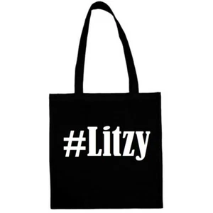 Tasche Beutel Baumwolltasche #Litzy Hashtag Einkaufstasche Schulbeutel Turnbeute - Bild 1 von 12
