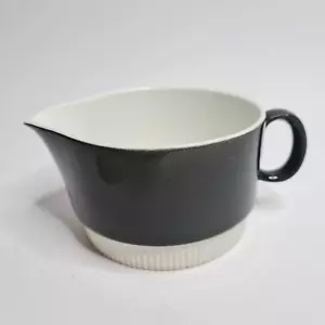 Poole Pottery Charcoal Gravy Boat - Picture 1 of 11