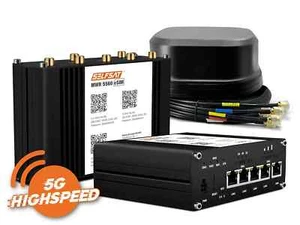 Routeur sans fil Selfsat MWR 5560 eSIM 5G Cat 20 jusqu'à 3,4 Gbps avec antenne SATCO 5G - Photo 1/11
