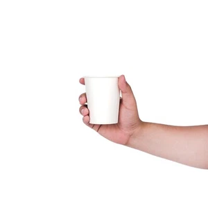 200 Pack 10 oz. Eco-Friendly White Disposable Paper Cups - Hot Tea Coffee Cups - Picture 1 of 5
