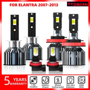 6X H1+H11+H11 LED Headlight Fog Light Bulbs For Hyundai Elantra 2007-2013 - Picture 1 of 12
